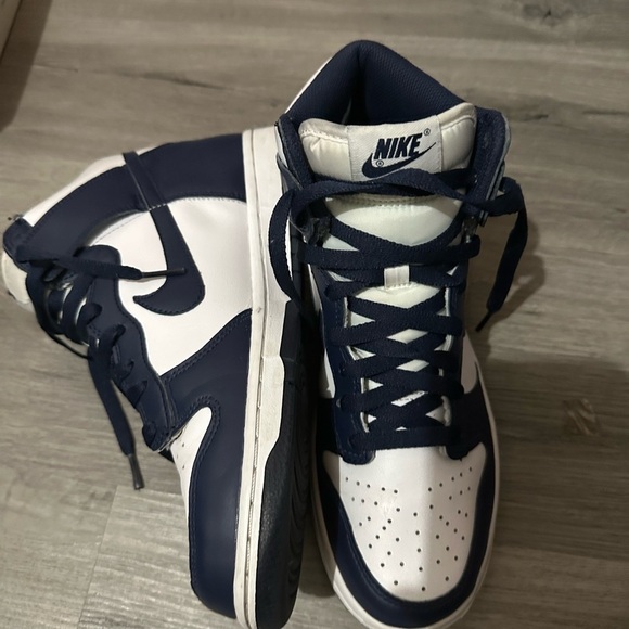 Nike Dunk High "Championship Navy" sneakers - Picture 6 of 12